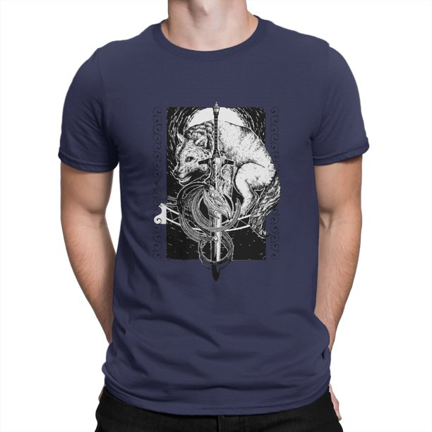 Camiseta de hombre DARK SOULS, camiseta distintiva Greywolf, ropa urbana Harajuku Hipster