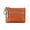 Brown, variant on Womens Slim Coin Purse Faux Leather Wallet RFID Credit Card Holder Mini Front Pocket Wallet Coin Purse with Keychain for Daily Using