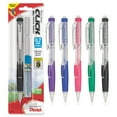 thumbnail image 2 of Pentel Twist-Erase CLICK Mechanical Pencil, (0.7mm) Clear Barrel, Asst Grip Colors with Lead and (2) Erasers, 1-pk Carded, 2 of 5