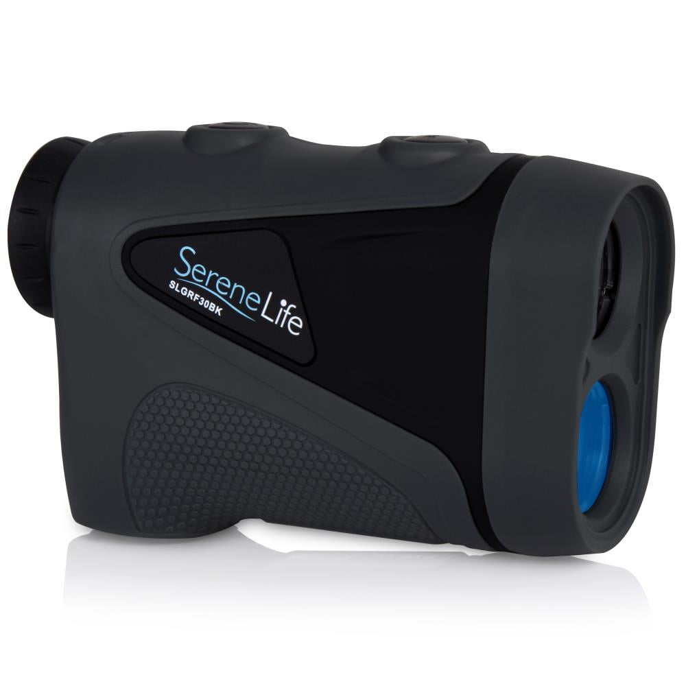 SereneLife SLGRF30BK - Golf Laser Range Finder Monocular with Pin-Seeking and Zoom Sight