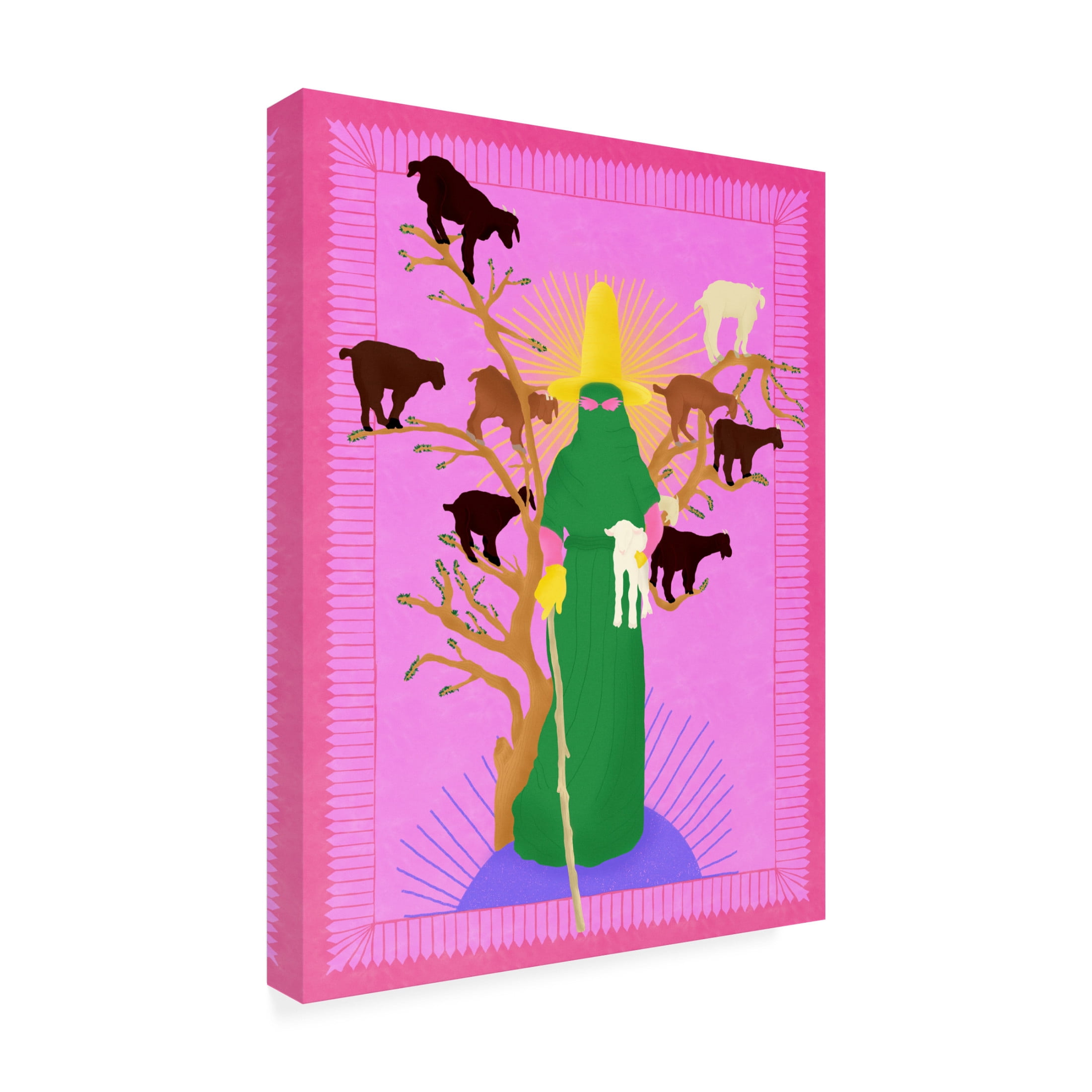 Trademark Fine Art Jota de jai Holy Woman Herder Canvas Wall Art