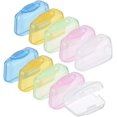 thumbnail image 1 of 10 Pieces Travel Portable Toothbrush Head Protective Case（Random Color）, 1 of 5