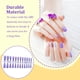 thumbnail image 5 of Jumpingount Extensión de uñas Herramientas de manicura de ataúd reutilizables Mujeres Parches completos Decorados Desmontable DIY Uñas Arte de uñas Taro Púrpura TJP1170-Y1-B1, 5 of 6
