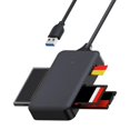 thumbnail image 1 of SGACAI Lector de tarjetas de memoria Adaptador 4 en 1 Compatible con tarjetas CF SD TF MS <^, 1 of 1