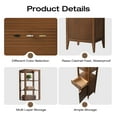 thumbnail image 2 of Vanity Art 21" Freestanding Linen Cabinet with Soft Close Door and Drawer, 2 of 6