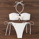 thumbnail image 5 of Trajes de baño para mujer, bikinis de cintura alta con cordón ajustable, traje de baño fruncido, conjunto dividido, trajes de baño para mujer, trajes de baño para mujer, traje de baño para mujer, traj, 5 of 8