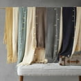 thumbnail image 3 of INK+IVY Stockholm Color Block 50 x 60" Throw, Taupe, Twin, 3 of 4