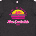 thumbnail image 4 of Inktastic Summer Enjoy the Sunshine Fort Lauderdale Florida in Pink Youth T-Shirt, 4 of 5