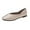 Beige, variant on Sngxgn Women's Casual Flats Shoes, Soft Comfortable Casual Ballet Shoes(Beige,37)