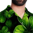 thumbnail image 5 of Saint Patrick's Day Men's Short Sleeve Hawaiian Shirt Button Down Poplin Beach Casual Printed Unisex Summer Tops, 5 of 6