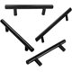 thumbnail image 4 of 8 Pieces Cupboard Handles Drawer Knobs Drawer Pull Cabinet Handle Kitchen Door Handles Stainless Steel Cabinet Handle for Cabinet Kitchen Bedroom, Bla, 4 of 5