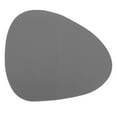 thumbnail image 4 of FOLOYORI 1Pack Heat Resistant Pu Placemat For Dining Table Insulation Mats Oval Triangle Grey 38X20Cm, 4 of 8