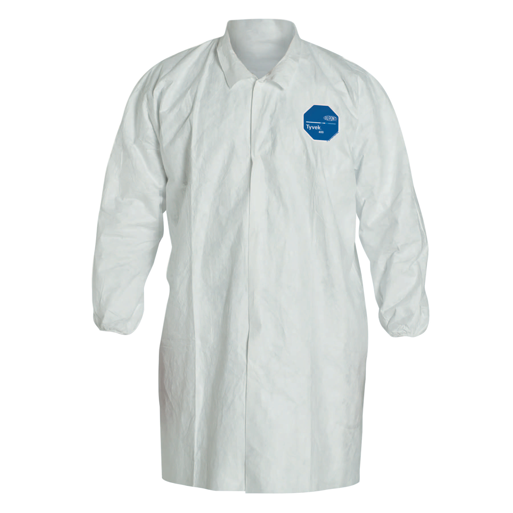 TYVEK® 400, LAB COAT, SNAP FRONT (5), ELASTIC WRIST