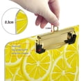 thumbnail image 3 of FMSHPON Lemons Clipboard Hardboard Wood Nursing Clip Board and Pull for Standard A4 Letter 13x9 inches, 3 of 7