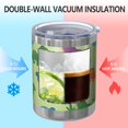 thumbnail image 2 of 12oz Tumblers Green Dinosaurs Ponds Pattern Vacuum Insulated Stainless Steel Travel Tumbler Cups Mug with Lid and Straw for Beer,Coffee,Beverages with Cleaning Brush for Cold & Hot Drinks, 2 of 5
