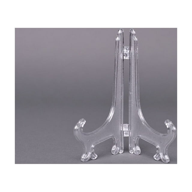 Pack of 10 Foldable Display Stands Holder Tabletop Picture Artwork Dish Artwork Rack Bracket Frame Tray Shelf Decoration Pedestal for Wedding 9inch