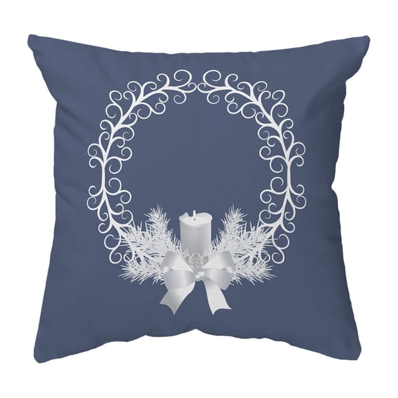 Zippered Pillow Shell Yule Wreath