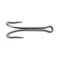 thumbnail image 1 of Mustad 78925 Double Tuna Hook, Barbless, Undulated Point, 60 Degree Angle Classic Hook - Stainless Steel - 10 Per Pack, 1 of 1