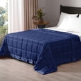 thumbnail image 1 of Manta con Peso Downluxe King Size 274x229 cm 8 kg Azul Marino, 1 of 7