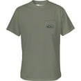 thumbnail image 2 of Drake Men's Mallard Circle Short Sleeve Crew Neck T Shirt Desert Sage XL, 2 of 4