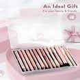 thumbnail image 3 of CCOCC 14Pack Pastel Gel Ink Pen Set, Cute Retractable 0.5mm Fine Point Pen, 12 Pack Black Ink Pens with 2Pack Highlighter, Smooth Writing Pens (Pink), 3 of 9