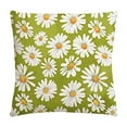 thumbnail image 2 of Nrmvnmi Spring Pillow Cover 18x18 Inch Watercolor Daisy Decorations Seasonal Farmhouse Summer Pillow Case Decor for Sofa Couch, 2 of 6