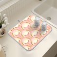 thumbnail image 7 of Ryvnso Cute Rabbits Dish Drying Mat for Kitchen Countertop 18x24 Large Dish Pad Drainer Rack Dish Sink Mats, 7 of 7