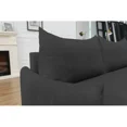 thumbnail image 6 of Modern Sofa Couch, Upholstered 2-Seat Loveseat Sofa for Living Room, Bedroom, Small Space, Office, Dark Gray, 6 of 6