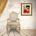 thumbnail image 3 of Zacher-Finet, Isabelle 20x23 Gold Ornate Wood Framed with Double Matting Museum Art Print Titled - Demoiselles en rouge, 3 of 4
