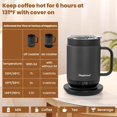 thumbnail image 3 of Taza inteligente térmica para café Happiness de 16 oz recargable, 3 of 8