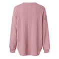 thumbnail image 2 of Vedolay Fall Sweaters Womens 2023 Winter Sweaters Casual Turtleneck Long Sleeve Striped Pullover Tops,Pink L, 2 of 5