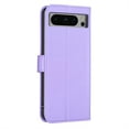 thumbnail image 3 of SaniMore for Google Pixel 7 Pro Wallet Case, PU Leather Embossed Flower Adjustable Stand Card Slots Cash Pocket Business Shell Styllish Full Protective Shockproof Anti-drop TPU Retro Design, Purple, 3 of 9