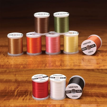Veevus Thread 6/0 Through 16/0 Fly Tying Materials - All Colors &
