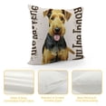 thumbnail image 4 of YINGXI Traits and Characteristics Throw Pillow Case, Dog Lover Gifts, Mom Gifts, Women Girls Gifts,Funny Puppy Dog Decorative Linen Cushion Cover for Sofa Couch Bed 20x20in, 4 of 5