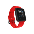 thumbnail image 2 of iTech Fusion 3 Unisex Adult Rectangular Smart Watch, Solid Red, Silicone Strap, 2 of 9