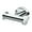 Chrome, variant on Gatco Glam Double Robe Hook, Polished Nickel