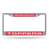 Western Kentucky Hilltoppers Chrome Metal Laser Cut License Plate Frame