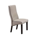 thumbnail image 2 of Eugene Parsons Dining Chairs, Gray Faux Leather, (Set of 2), 2 of 7