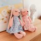 thumbnail image 2 of Cute Rabbit Plush Toy / Creative Rabbit Doll / Long Ear Flower Skirt Bow Rabbit / Children's Birthday Giftblue45cm Deng Xun unisex, 2 of 2