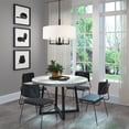 thumbnail image 6 of 49374-04 Livex Lighting Meridian - 4 Light Pendant in Modern Style - 18 Inches wide by 16.5 Inches high-Black Finish    -Traditional Installation, 6 of 11