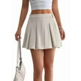thumbnail image 3 of Pleated Skirts for Women Mini High Waist - Tennis Skirt A-Line Cheerleader Skirt S, 3 of 9