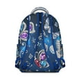 thumbnail image 3 of "Trendy Butterfly Print Backpack - Roomy College Bookbag with 15.6 Inch Laptop Pocket", 3 of 6