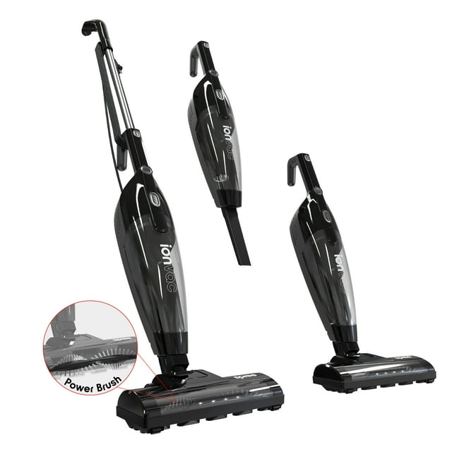 Ionvac Aspiradora 3 en 1 Spree, Aspiradora Multisuperficie Ligera Vertical/de Mano con Cepillo Limpiador de Alfombras