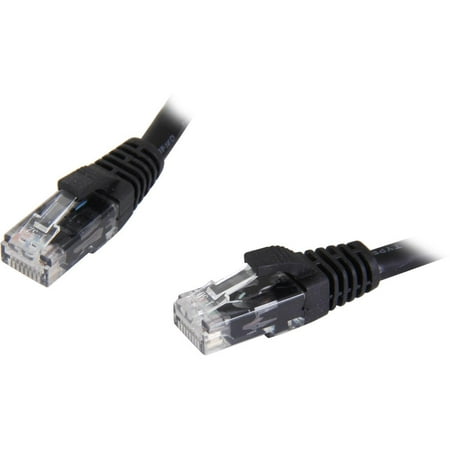 50FT CAT 6 PATCH CABLE BLACK RJ45M/M 550MHZ SNAGLESS price history on PriceWatchPro