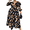 Black Brown Geometric, variant on Women Lime Green Belted Midi Shirt Dress Turn Collar Puff Sleeve Spring Summer Plus Size Gown