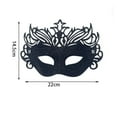 thumbnail image 2 of Xfvqtps Mardi Gras Mask for Women Masquerade Masks Half Face Flash Glitter Crown Shape Carnival Mask for Makeup Performance Ball Party Purple, 2 of 3