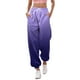thumbnail image 1 of Pantalones deportivos Prolriy para mujer, pantalones deportivos informales con estampado degradado, bolsillos, cintura alta, deportivos, para gimnasio, ajuste atlético, morado, XXL, 1 of 4