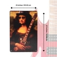 thumbnail image 6 of Novelty Slash Mona Lisa Metal Sign Man Cave Bar Wall Art Musician Bedroom Door Poster Rock N Roll Decor, 6 of 7