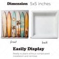 thumbnail image 5 of Shell, Conch, And Starfish Relax We Are All Crazy It Isn't A Competition Wooden Box Sign Inspiration Quote Gifts Bedroom Decor Table Centerpiece Decor Wood Block Signs 5x5 in, 5 of 6