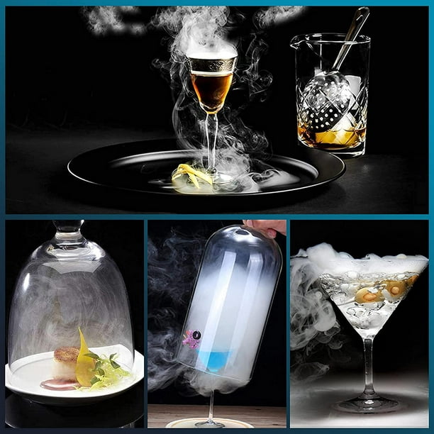 Cloche à fumée pour cocktail avec orifice